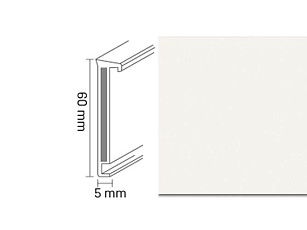 Плинтус Плинтус Dollken TS60 Life 1013 (5012/117) Белый фото 1 | FLOORDEALER